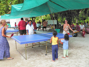 table tennis at Palmerston