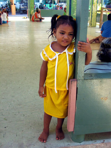girl at pre-school